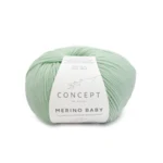 Katia Concept Merino Baby 156 Pastelowa zieleń