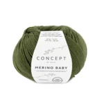 Katia Concept Merino Baby 026 Ciemnozielony
