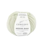 Katia Concept Merino Baby 155 Białawozielony