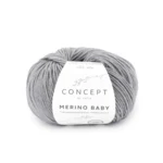 Katia Concept Merino Baby 161 Średnioszary