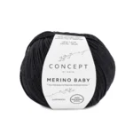 Katia Concept Merino Baby 002 Czarny