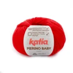 Katia Merino Baby 004 Czerwony