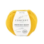 Katia Concept Merino Baby 153 Żółty sygnałowy