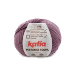 Katia Merino 100% 080 Pastelowy fiolet