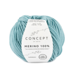 Katia Merino 100% 075 Wodny błękit