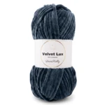 LindeHobby Velvet Lux 55 Stalowy niebieski