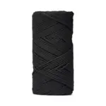 LindeHobby Macrame Lux, Rope Yarn, 2 mm Czarny