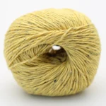 Erika Knight Gossypium Cotton Tweed 31 Tarta cytrynowa żółta