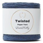LindeHobby Twisted Paper Yarn 19 Granatowy