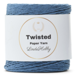 LindeHobby Twisted Paper Yarn 12 Niebieski jeansowy