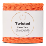 LindeHobby Twisted Paper Yarn 17 Pomarańczowy