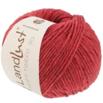 Lana Grossa Landlust Soft Tweed 90 32 Truskawkowa czerwień melanż