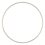 HobbyArts Metalowy Pierścień Złoty 25 cm