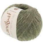 Lana Grossa Landlust Soft Tweed 180 135 Szałwiowa zieleń melanż