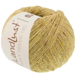 Lana Grossa Landlust Soft Tweed 180 134 Zielony beż melanż