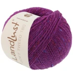 Lana Grossa Landlust Soft Tweed 180 133 Fiolet melanż