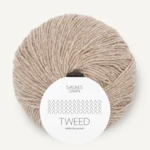 Sandnes Tweed Recycled 2585 Beżowy