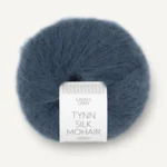 Sandnes Tynn Silk Mohair 6081 Głęboki niebieski