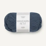 Sandnes Mandarin Petit 6061 Ciemnoszary Niebieski