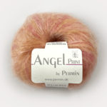 Permin Angel print 60 Różowy/Pomarańczowy