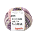 Katia Merino Aran Sunrise 304 Fioletowy-Różowy-Żółtozielony