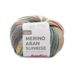 Katia Merino Aran Sunrise 308 Miedziany-Niebieski-Khaki