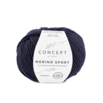 Katia Concept Merino Sport 005 Ciemnoniebieski