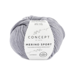 Katia Concept Merino Sport 400 Jasnoszary