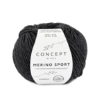 Katia Concept Merino Sport 402 Bardzo ciemny szary