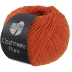 Lana Grossa Cashmere Pure 25 Dyniowa czerwień