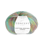 Katia Concept Cotton-Merino Tones 304 Zielony-aqua-pistacjowy