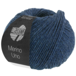 Lana Grossa Merino Uno 65 Atramentowy Niebieski