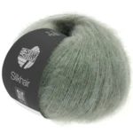 Lana Grossa Silkhair 105 Szarozielony