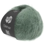 Lana Grossa Silkhair 127 Mech zielony
