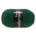 Lana Grossa Meilenweit 100 Tweed 183 Butelkowa zieleń