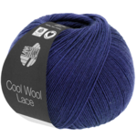 Lana Grossa Cool Wool Lace 53 Granatowy