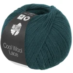 Lana Grossa Cool Wool Lace 69 Ciemny petrol