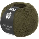 Lana Grossa Cool Wool Lace 70 Zielonobrązowy