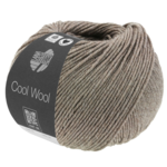 Lana Grossa Cool Wool Mélange 1421 Szarobrązowy melanżowy