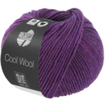 Lana Grossa Cool Wool Mélange 1499 Fioletowy melanżowy