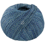 Lana Grossa Vintage Socks 1014 Melanżowany granatowy/turkusowy/szary/ciemnoniebieski