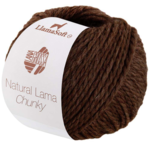 Natural Lama Chunky 13 Czekoladowy brąz