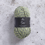 Svarta Fåret Sox 50 g 002 Limonkowy stalowy szary