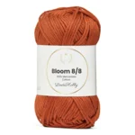 LindeHobby Bloom 8/8 Mercerized Cotton 36 Ceglany