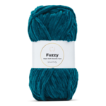 LindeHobby Fuzzy Chenille 18 Zielony petrol / Ciemny turkus