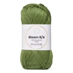 LindeHobby Bloom 8/4 Mercerized Cotton 20 Oliwkowy zielony