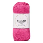 LindeHobby Bloom 8/4 Mercerized Cotton 34 Fuksja