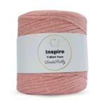 LindeHobby Inspire Print 62 Brzoskwiniowy z białymi kropkami