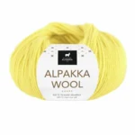 Du Store Alpakka Wool 558 Żółty