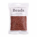 LindeHobby Beads 15 Czerwone drewno